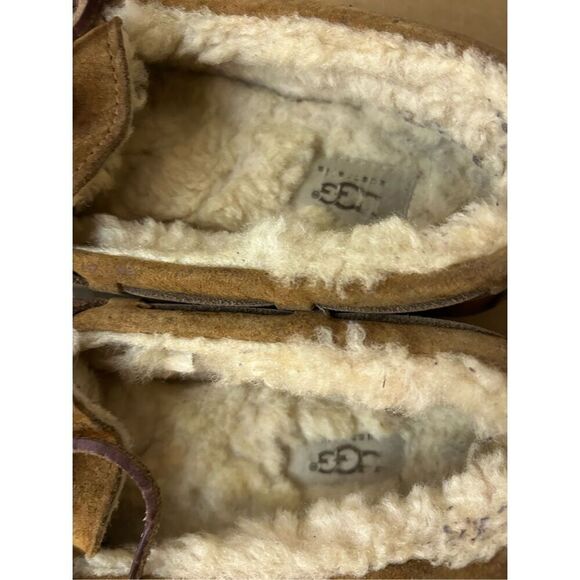 Ugg Slippers size womens 8?brown matted fur - Picture 2 of 7